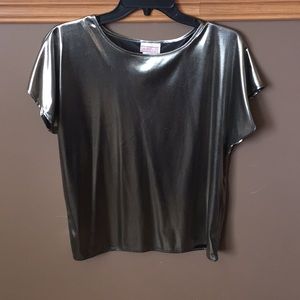 Lauren Lee shiny blouse. Like new. Worn once